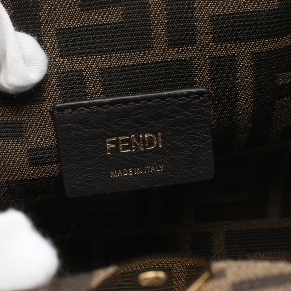 Fendi First Small Shoulder Bag Python Leather White - Picture 4 of 8